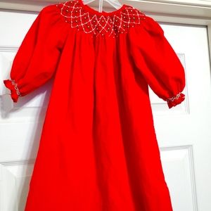 Christmas Smock dress